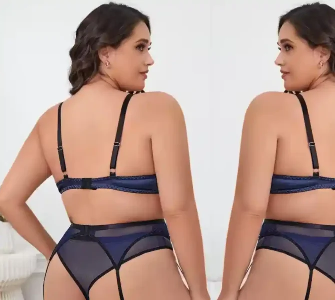 Culotte en Dentelle Fine – Confort Invisible Grande Taille – Image 4